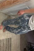 I Love the tie die print. These sweats are super soft and are very comfortable. The material is on the thinner side so hopefully when I wash they they don't become see through. I ordered a Large so they are a little long but I don't mind. - Mel P.