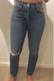 I am so in love with these jeans. The color is perfect & just like the others, they have a bit of a stretch to them. They are perfect for shorter girls like me. Obsessed! - Dayana O.