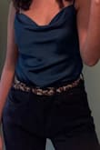 I love this belt so much. I wore it for my birthday and got a lot of compliments. It's a perfect detail to add to your outfit. The quality is pretty good, but the buckle does worry me a bit. Overall, great for the price. - Sakshi K.