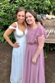 I wore this as my reception dress for my wedding. Made my bust look nice and it was so comfortable and easy to dance in! I got more compliments on this dress than my actual wedding dress. - Whitney W.