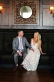 I overnighted this dress right before my engagement shoot. It's stunning. Double layered and lace is so pretty. It was just on the edge of being too tight around my waist (I am 5'2, 126lbs and got a small) but overall fit well. It was definitely long for me but worked out fine with high heels. Recommend for sure! - Cara M.