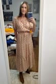 This is probably the first boho type dress I have ever bought, but I have to say it is super comfortable and really cute on. - Pauline H.
