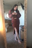I love the way that this fits! Super flattering, even on my not so flat stomach. It can be sexy if you open it or more modest if you button the cardigan. I love that it's basically three pieces, as well. They all look AMAZING together but are so great separately, too! - Lizzy B.
