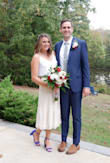 This skirt was just perfect for our makeshift backyard COVID wedding. It was elegant but not over the top. I also love it because I can wear it again and dress it down with sneakers and a sweater. I am obsessed with this skirt - Kelsey P.