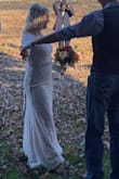I got a small and it was def right but was told by the seamstress that another size up would be too loose. I got a rhinestone belt to embellish it. Definitely recommend. - Melissa W.
