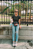 Love this top with high rise jeans! Super soft and comfortable. Wish they had more colors/patterns. - Stacy G.