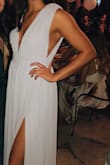I ordered this dress for a formal sorority event and loved it so much! It fit pretty perfectly (I used some fashion tape on the top half just so I wouldn't have to worry about being covered all night long).  I felt so beautiful in this dress and am hoping for another occasion in the future to wear it to again! - Sam C.