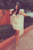 Love this dress. I normally wear a large but a medium fit PERFECTLY - Ashley