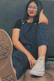 Material is soft, has a nice stretch. Overall very comfortable. - Alicia C.