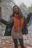 This dress is SO CUTE. I love the way it fits my form, it's super comfortable and such a classy look! - Tyema W.