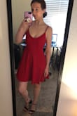 Such a beautiful, well-made dress. It feels high quality, it's comfortable, and looks amazing! I've lost weight recently (in addition to going down 3 cup sizes) and am still trying to figure out my new sizes. The Medium is pretty loose, but not so much so that I'd go down a size - the Small would definitely fit but I feel like I can move well in the Medium. So if you're between sizes like me, I suppose it's up to personal preference. Very happy with my purchase! - Chelsea C.