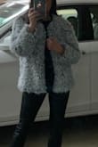 The reviews I read described the jacket perfectly. It is beautiful and great for a night out. I wore the jacket with a black top and a faux leather pants and received a lot of compliments. - Venus B.