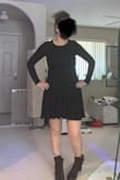 This dress is so cute for fall and winter. Looks amazing with boots. So comfy, perfect for anything and anywhere. Super soft too! Fits like a glove, hugs in the right places. Can't wait to get another color - Michelle D.