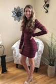 Everything was perfect with this dress. Fit, color, material etc. Highly recommended - Michelle H.