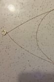 Nice gold color, has not rusted yet. I wear it everywhere! - Samantha B.