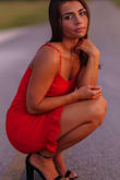 This was great but I am also a girl who loves tight clothing. With that being said.. it was a little looser than I wanted but I never would have sized down. It works!! It's a great dress with wonderful quality. - Jessica E.