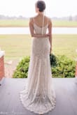 Really stunning dress. I felt amazing in it on my wedding day. I got so many compliments, no one could believe how little I spent on it. It needed no alterations to fit, but I did add cups to not worry about a bra, and added a bustle and buttons down the back to add a little extra something. I also wore a petticoat underneath to add some poof. I know that sounds like a lot, but the total was still waaaay under a bridal store. I felt like a million bucks. Highly recommend. - Nena B.
