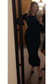 In love with this dress! It's very stylish can be worn with heels and boots. - Svetlana I.