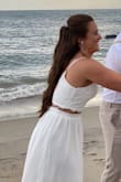 The perfect dress for my Covid wedding! Ended up getting married in front of immediate family only and needed a dress last minute because I didn't want to wear "the dress" in hopes to have an actual ceremony next year. - Genna P.
