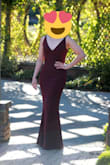 I bought this dress for my engagement picture photoshoot. You can see my measurements and etc above, and size S fits me better than XS. I was between the XS and S; while the XS fitted me in the chest area, the waist and hip areas were a bit tight for me. Therefore I went with the S; the chest area was a bit loose but the waist and hip areas were more breathable. I did have to have it hemmed because I am petite, but other than that no alteration was needed. The plum color looks lovely in the afternoon sunlight. I wish I could just buy one in every color! - Phuong T.