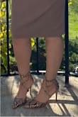 I don't usually wear heels and I felt so comfortable in these!!! Usually an 8.5 or 9 and I ordered the 8.5.. fit great. - Olivia L.