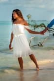 This dress is very pretty. It felt a little baggy on me, but it was nice for the beach! - Tala R.