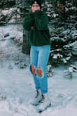 They're extremely comfortable! I didn't have to break them in. Just wear longer socks. Keep your feet so warm! No regrets. :)))) - Alyssa B.