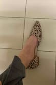 I was super excited about these shoes - while overall I think they're cute and comfortable they are HUGE. I'm a true 7 and the first few times I wore them they fit fine - no problems at all! However they now have seemed to...stretch out? I stuffed a whole sock in each toe just to keep my heel from sliding out. I would order these again but now have trust issues with the fit. - Abby K.