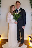 I absolutely loved this wedding dress for my casual COVID wedding! Fits true to size. - Brittnay H.