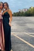 LOVE this dress so much!!! I wore it to my formal and also a wedding and got so many compliments! The only problem I ran into was trying to figure out how to wear a bra underneath without it showing. I ended up just not wearing a bra, and I was okay for the most part but was worried about having a slip up lol. - Niki F.