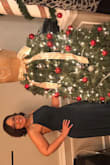 I bought this in a size large due to my hips and making sure it wasn't too tight. I probably could have ordered a medium to fit my bust a little better, however the large was perfectly fine. It was really long as I am short but got it hemmed and it was great!! Highly recommend this dress it was super comfy and affordable for a November wedding. - Stephanie H.