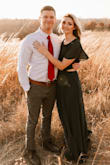 I chose this dress to do my engagement photos. This dress is perfect! I love it! I did have it hemmed since it is long. Great dress for autumn time or cooler weather. The color is true to eyes! Love this color of green! (Sorry, photos here are edited. The dress appears darker than it really is true to the eye in these pictures). - Rachel K.