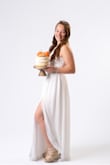 I ordered this dress for a 30th birthday photoshoot and I am completely obsessed! It fit perfect and was so flattering. I wore pasties and the ladies stayed up and in place. Highly recommend! - Faith B.