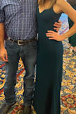 This dress is AMAZING! The material is thick, soft, and comfortable. The straps are adjustable, which made the top flattering with my small chest and worked with a strapless bra. The skirt is so fun and adds an elegant look.
Biggest perk is that it's long enough for me (5'9") to wear heels! I absolutely love this dress and can't wait for another occasion to wear it! - Julie C.