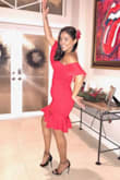 I felt like the dancing emoji with the red dress. Felt so sexy in this and received many compliments. Really brings out the curves. - Carolina M.