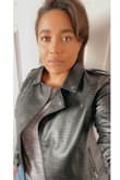 This jacket needs an extra-large option. It is really tight around the arms and shoulders. Slightly disappointed, and wish it wasn't so tight. - Natalie J.