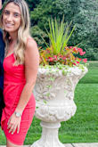 I loved this dress! It fit so well and I received so many compliments in it! The only slight annoyance is how I had to pull it down here and there but otherwise great! - Andreea G.