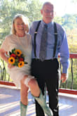 Wore for my wedding. Lovely!! The dress was the perfect length for my petite height. - Jane D.
