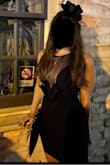 Absolutely love this dress. Wore it on a haunted tour for a bachelorette party and again for a girls night. While it's tight, it's made with a thicker material that's VERY forgiving. I never worried about cellulite or other imperfections showing. - Savannah H.