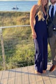 Was actually long enough! I am pretty tall and have a very long torso so jumpsuits rarely work and this was the most comfortable thing ever. Went and ordered it in another color - Sierra S.