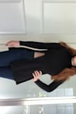 Love this shirt! The head hole is very tight but once on it fits perfectly. The slit makes it more interesting and perfect to wear with high waisted leggings or jeans - Haley L.