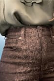 This jacket is ALMOST what I wanted, its trendy with a great cut. BUT. It sheds sooooooo much. I wore this jacket with black pants and looked like a crazy cat lady with the amount of faux fur all over. Have a lint roller handy for this. - Madison O.