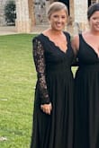 I ordered this for a bridesmaids dress and it couldn't have been more perfect! I received so many compliments on it. The open back is beautiful! - Anthony G.