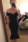 I'm really skeptical when ordering dresses online because I prefer trying on clothes before buying them.. HOWEVER, I've ordered from Lulus before and just had to order this dress. It fits true to size and is super comfortable! I bought this for a wedding in April and I'm so excited to wear it! Super classy and very flattering. Highly recommend this dress! - Arianna T.