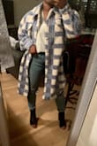 I love the new shacket trend for fall/winter... the colors are pretty and add a nice feminine twist to this oversized look. I should have ordered a xs but I doubt it would have made a big enough difference. The quality is nice, its warm, feels like I'm wearing a blanket! 5 stars for sure! - Kerisha R.