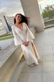 I bought a couple lower priced options from this site for my courthouse ceremony and though they were all pretty, this was a show stopper! I felt like a real bride, just so beautiful and glamorous is this dress. I'm very likely going to save it for the big show, I just love it too much to have only worn it that one time! - Derica D.