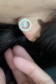 I love these earrings, they're super comfortable and elegant. I use them all the time, i don't even take them off to shower. They match with all my attires, and most importantly, my husband loves how they look on me. I definitely recommend them! - Liuddeini B.