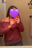So soft and just the right amount of skin showing.  Love love it. I ordered a medium and it's perfect. - Giselle R.