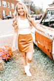 This skirt is so cute and fit like a glove! - Olivia A.