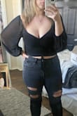 I was in search of cute going out top & this is honestly perfect. It can be worn dressed down or dressed up, which I love. Fits like a glove and is so so flattering, highly recommend!

#LOVELULUS - Peyton S.